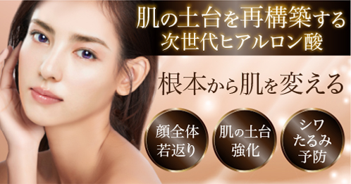 肌の土台を再構築する次世代ヒアルロン酸、プロファイロ