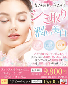 フォトフェイシャル,フォトBBL,BBL光治療,IPL治療,シミ治療,美白治療,シミ・ソバカス,美肌治療