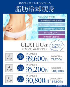 脂肪冷却痩身,ダイエット,医療痩身,メディカルダイエット,CLATUUα,クラツーアルファ,部分痩せ,脂肪細胞,ボディメイク
