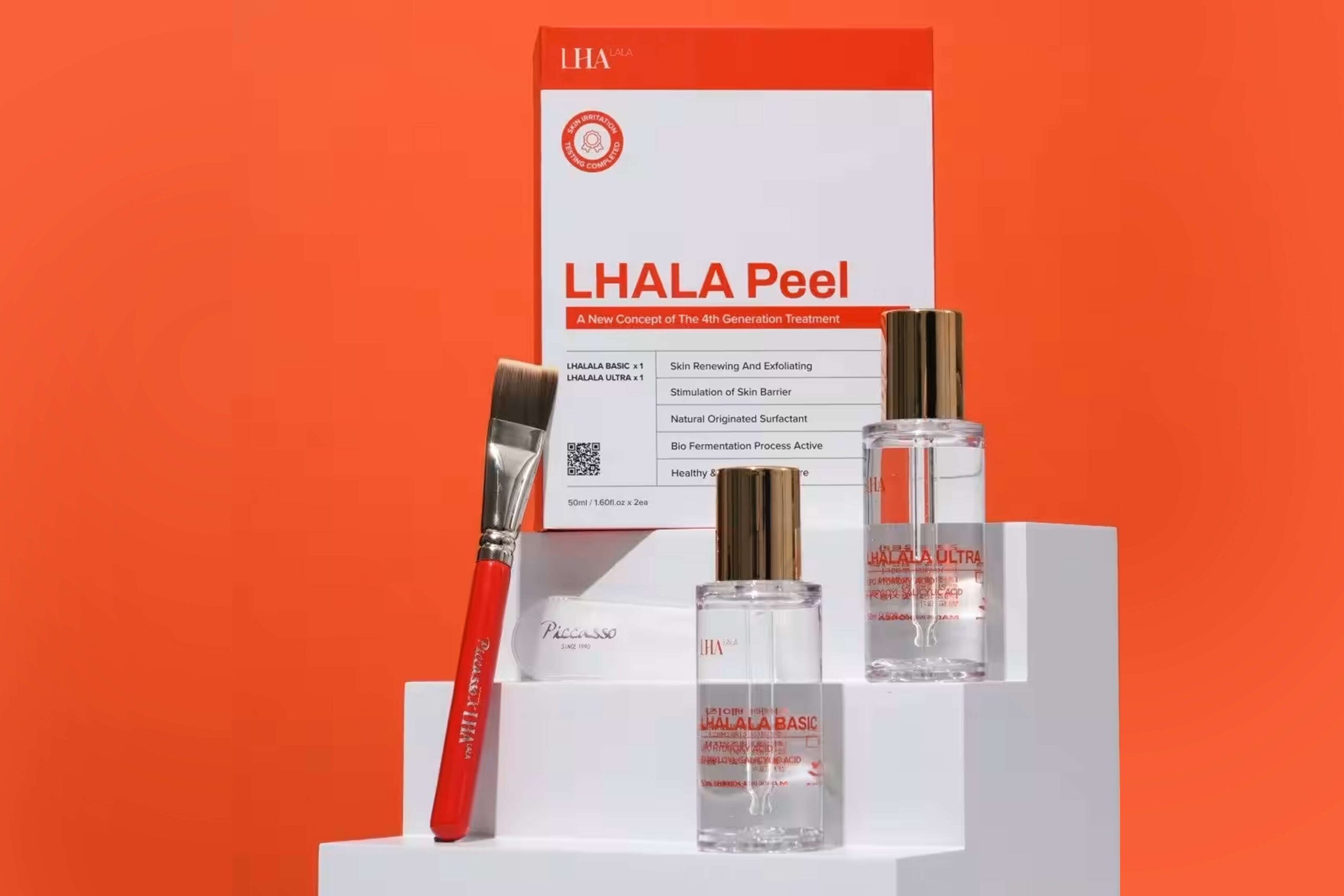 ララピール,肌育ピーリング,肌管理,水光肌,lhalapeel,INCUBE504,H2Sol