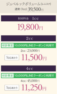 ジュベルックボリューム,レニスナ,肌再生,スキンブースター,肌育注射