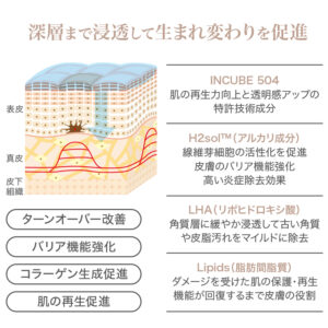 ララピール,肌育ピーリング,肌管理,水光肌,lha