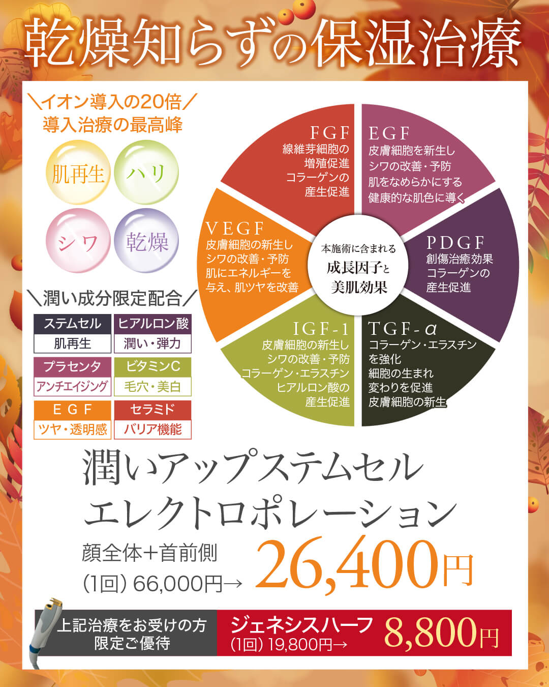 ケアシス,エレクトロポレーション,ステムセル,ジェネシス,イオン導入,電気穿孔法