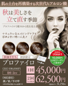 プロファイロ,PROFHILO,肌再生,スキンブースター,次世代型ヒアルロン酸,肌育注射,若返り,たるみ治療